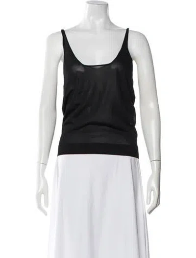 Pre-owned Calvin Klein Collection Vintage 1990's Top In Black