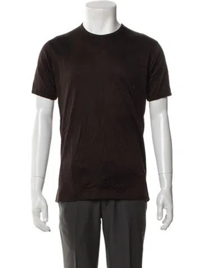 Pre-owned Calvin Klein Collection Vintage 1990's T-shirt W/ Tags In Brown