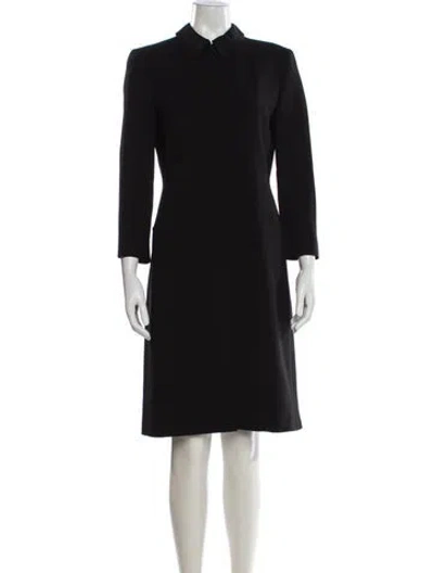 Pre-owned Calvin Klein Collection Vintage 2000's Coat In Black
