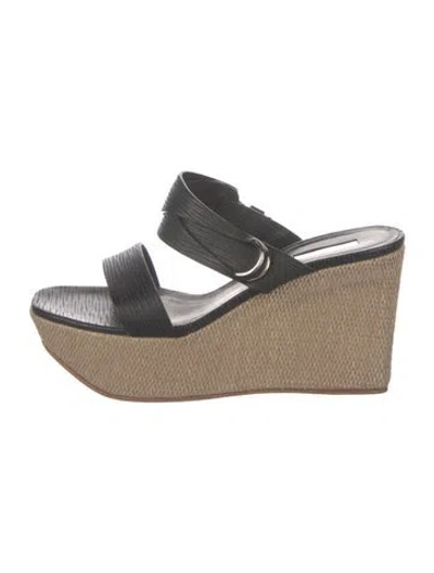 Pre-owned Calvin Klein Collection Vintage 2000's Slides In Neutral