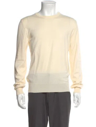 Pre-owned Calvin Klein Collection Vintage Crew Neck Pullover In Neutral
