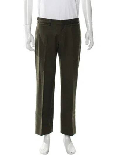 Pre-owned Calvin Klein Collection Vintage Dress Pants In Green