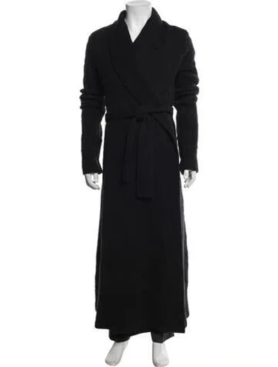 Pre-owned Calvin Klein Collection Vintage Late 1990's - Early 2000's Coat In Black