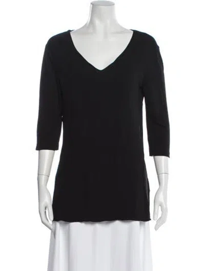 Pre-owned Calvin Klein Collection Vintage Late 1990's - Early 2000's Top In Black