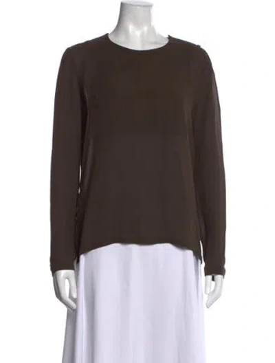 Pre-owned Calvin Klein Collection Vintage Late 1990's - Early 2000's Top In Brown