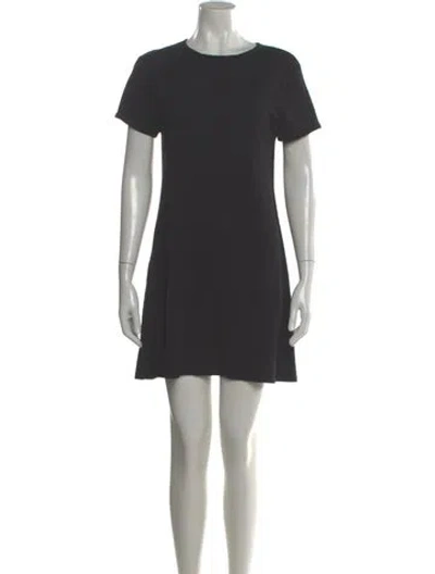 Pre-owned Calvin Klein Collection Vintage Mini Dress In Gray
