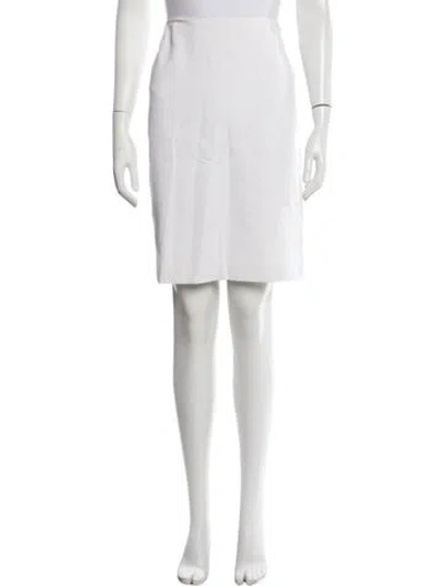 Pre-owned Calvin Klein Collection Vintage Mini Skirt In Neutral