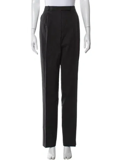 Pre-owned Calvin Klein Collection Vintage Straight Leg Pants In Gray