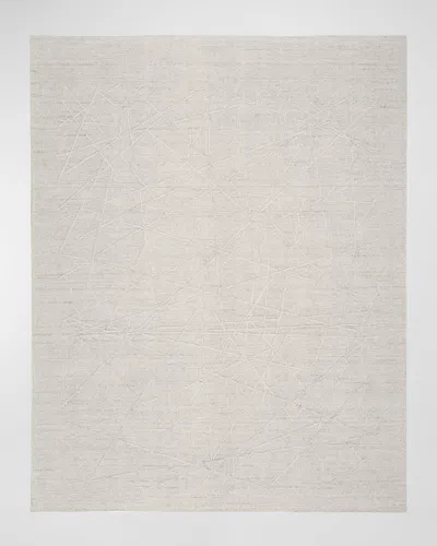 Calvin Klein Collection Wander Hand-woven Rug, 9' X 12' In Ivory, Grey