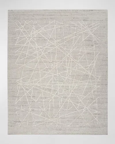 Calvin Klein Collection Wander Hand-woven Taupe Rug, 5' X 8'