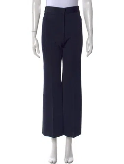 Pre-owned Calvin Klein Collection Wide Leg Pants In Blue