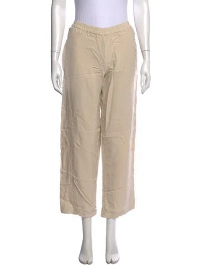 Pre-owned Calvin Klein Collection Wide Leg Pants In Neutral