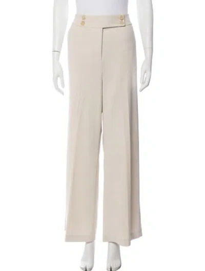 Pre-owned Calvin Klein Collection Wide Leg Pants In Neutrals