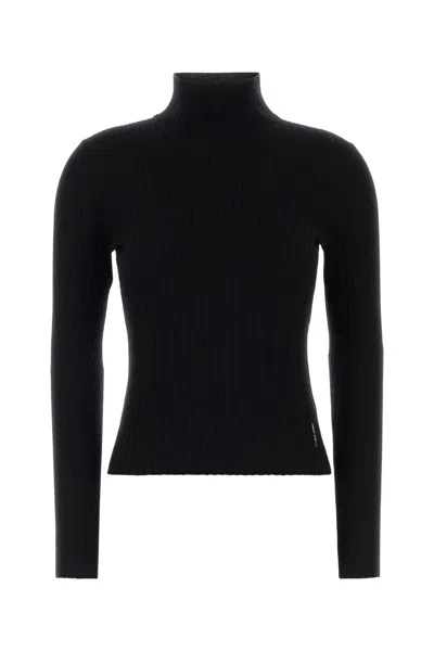 Calvin Klein Collection Women's Black Wool Sweater