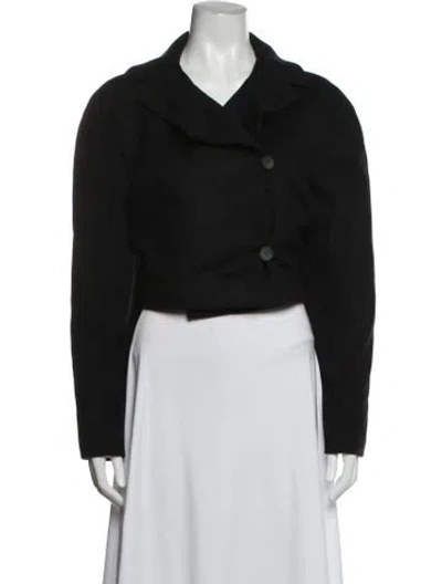 Pre-owned Calvin Klein Collection Wool Blazer In Black