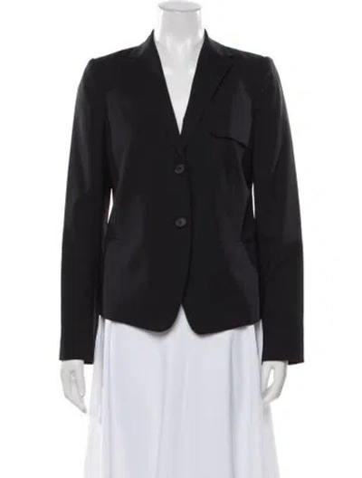 Pre-owned Calvin Klein Collection Wool Blazer In Black
