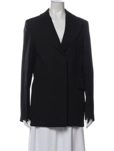 Pre-owned Calvin Klein Collection Wool Blazer In Blue