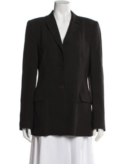 Pre-owned Calvin Klein Collection Wool Blazer In Brown
