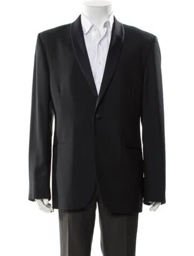 Pre-owned Calvin Klein Collection Wool Blazer In Gray