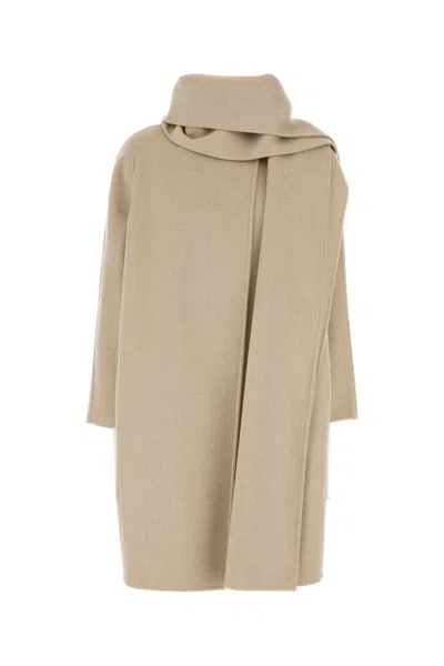 Calvin Klein Collection Wool Blend Jacket In Beige O Tan