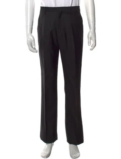 Pre-owned Calvin Klein Collection Wool Dress Pants In Black