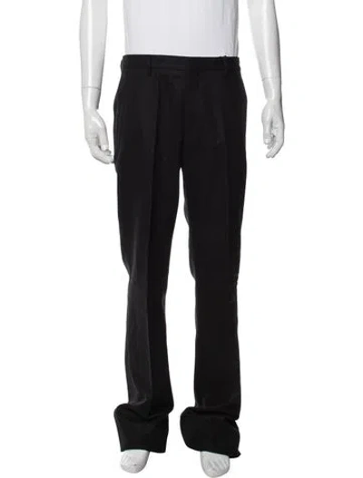 Pre-owned Calvin Klein Collection Wool Dress Pants In Black