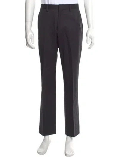 Pre-owned Calvin Klein Collection Wool Dress Pants In Gray