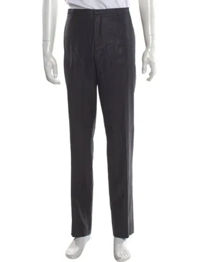 Pre-owned Calvin Klein Collection Wool Dress Pants In Gray
