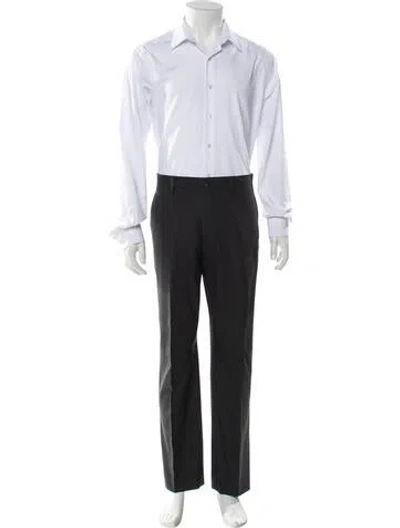 Pre-owned Calvin Klein Collection Wool Two-piece Blazer In Black