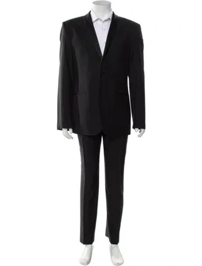 Pre-owned Calvin Klein Collection Wool Two-piece Tuxedo In Black