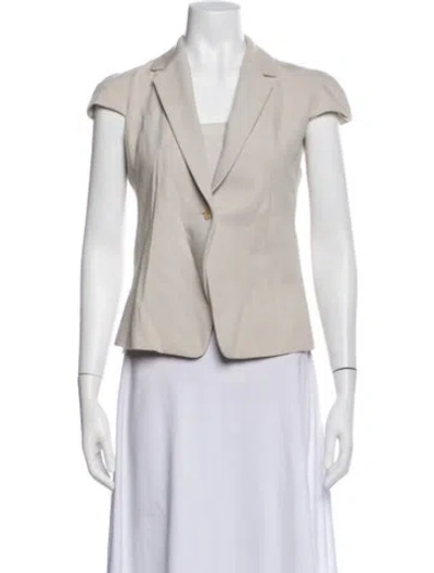 Pre-owned Calvin Klein Collection Wool Vest In Gray