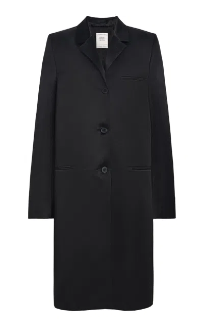Calvin Klein Collection Zana Single-breasted Coat In Black