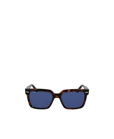 Calvin Klein Colored Sunglasses In Blue