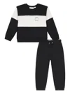 Calvin Klein Colour-block Tracksuit In Black