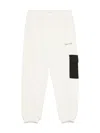 Calvin Klein Colourblock Sweatpants In Neutrals