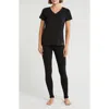 Calvin Klein Comfort Sleep T-shirt & Leggings Set In Black