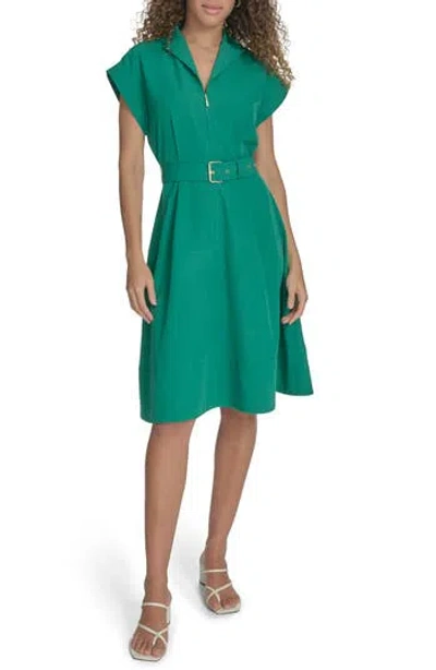 Calvin Klein Comm Belted Midi Shirtdress