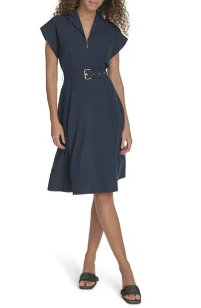 Calvin Klein Comm Belted Midi Shirtdress