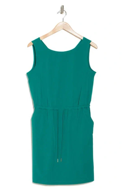 Calvin Klein Commuter Drawstring Dress In Meadow