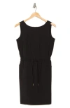 Calvin Klein Commuter Sleeveless Drawstring Waist Sheath Dress