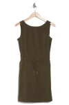 Calvin Klein Commuter Sleeveless Drawstring Waist Sheath Dress