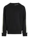 Calvin Klein Contrast-panel Sweatshirt In Black