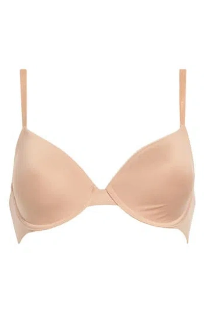 Calvin Klein Convertible Strap Lightly Lined Demi Bra In Cedar