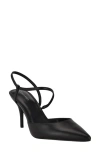 Calvin Klein Women's Cordera Pointy Toe Stiletto Pumps In Black Leather
