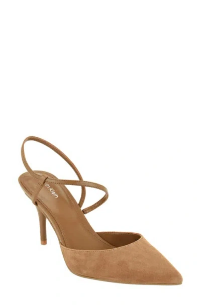 Calvin Klein Cordera Pump In Brown