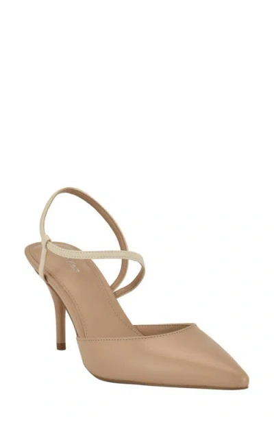 Calvin Klein Women's Cordera Pointy Toe Stiletto Pumps In Light Natural