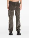 Calvin Klein Corduroy Chino Pants In Brown