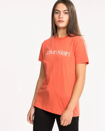 Calvin Klein Core Logo Womens Crew Neck In Multi
