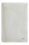 Calvin Klein Core Plush Blanket In Beige/tan