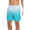 Calvin Klein Core Volley Gradient Dot Swim Trunks In Atlantis